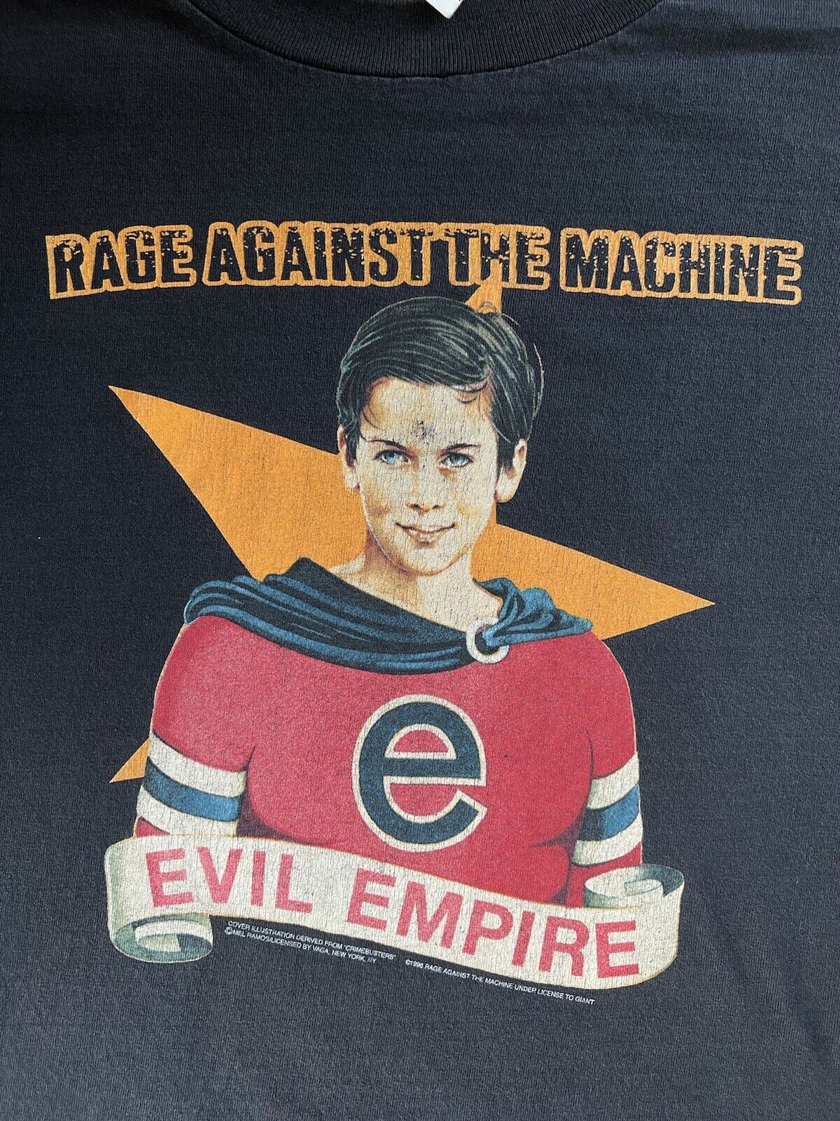 Vtg 1996 Rage Against The Machine Evil Empire Tour Shirt XL RATM Vintage  Black