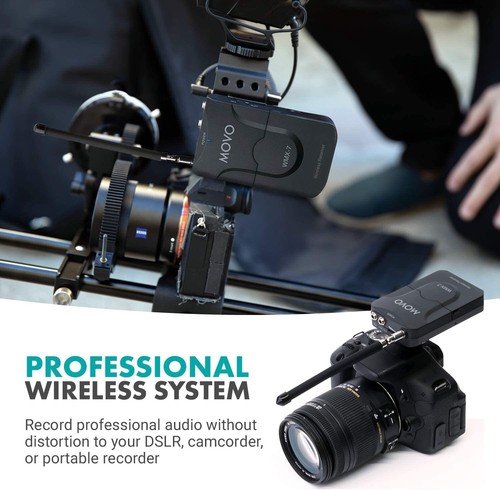 Movo WMX-7 VHF 12-Channel Wireless Lavalier Microphone System with 1... - Picture 3 of 7