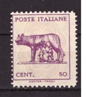 STAMPS Italy Lieutenancy 1944 - Capitoline Wolf Fil Hexagoni 50 c SAS515 §