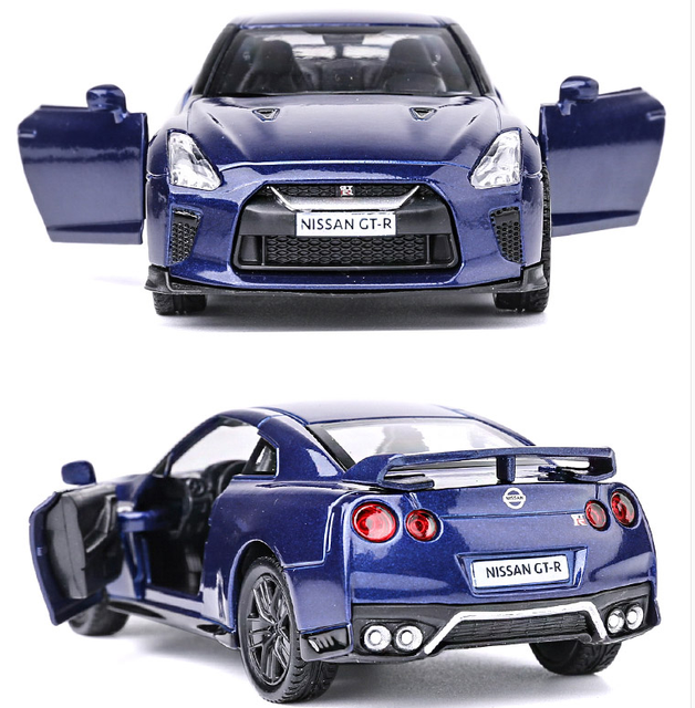 Model Cars Nissan Gtr R35 Alloy Cast 1 36 Toys Open Two Doors 5 Model Cars Nissan Gtr R35 1 36 Toys Open Two Doors 5 Gifts Alloy