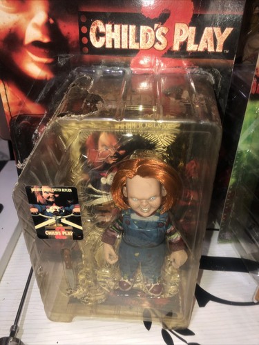 Lot of 3 - McFarlane Toys Movie Manics Chucky, Psycho, edward major box damage - Picture 24 of 24