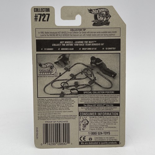 Hot Wheels Race Team Series IV 1997 Shelby Cobra 427 S/C azul 5SP #727 - Imagen 9 de 9