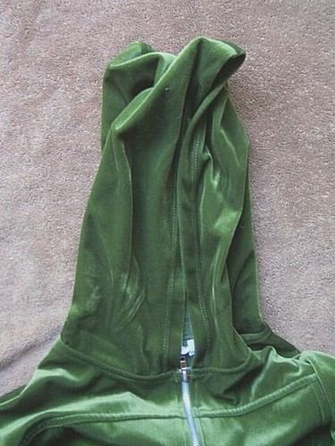 "Chaqueta con capucha con capucha para mujer Plus 1 (14-16) Kiyonna verde oliva con cremallera frontal bust48" - Imagen 3 de 10