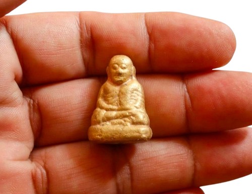 Thailand Amulet Buddha Phra LP Ngern Pim Keeta Wat Bangklan, (Wat Hiranyaram) - Picture 7 of 10