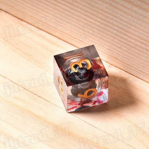 7pcs Polyhedral Resin Dice Set for Dungeons & Dragons DND RPG MTG Playing Games - Picture 6 of 7