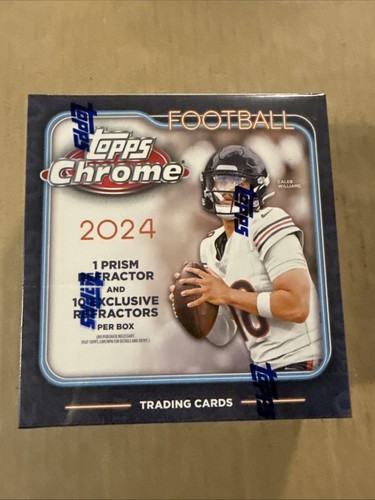 2024 Topps Chrome Football Mega Box Factory Sealed Brand New