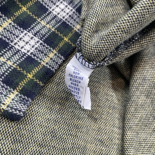 Vintage 90s Polo By Ralph Lauren Plaid Polo Shirt, Golf Crest USA Large - Bild 9 von 10