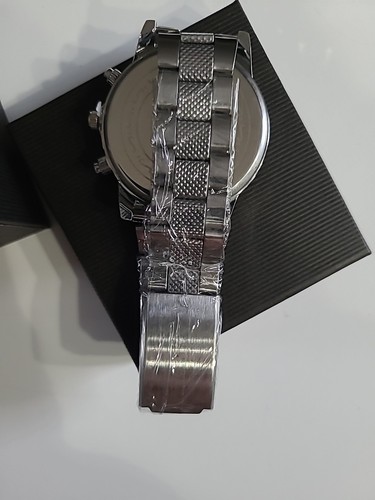 Zhowe Men's Silver Watch With Silver Dial 9 1/4 Band - Picture 3 of 3