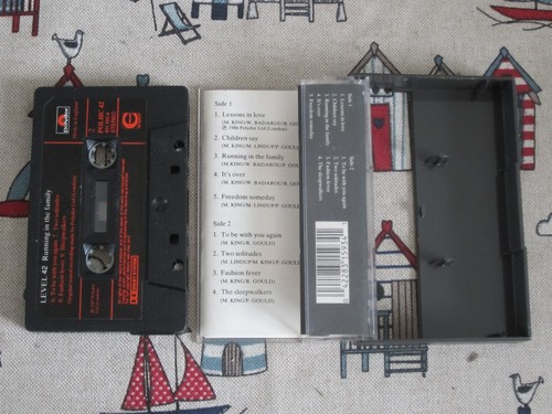 LEVEL 42 RUNNING IN THE FAMILY 1987 POLYDOR RECORDS AUDIO CASSETTE ALBUM - Picture 5 of 6