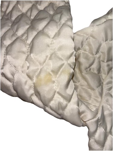 Vintage! Christian Dior Mädchen Morgenmantel Gr. 6 Nachthemd lang elfenbein Stickerei Spitze Satin - Bild 12 von 12