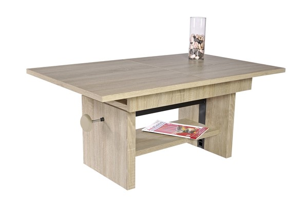 Couchtisch Bruni Sonoma Eiche 150X48X65 Cm Wohnzimmertisch-image