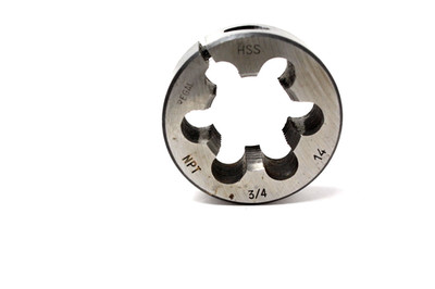 Regal 3/4-14 NPT X 2'' High Speed Steel Round Adjustable Die, Italy New