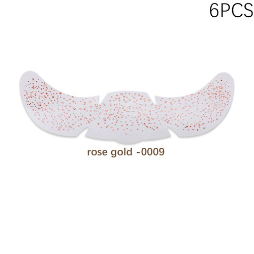 6pcs Tattoo Stickers Glitter Freckle Patches Waterproof Temporary Face Make Up - Picture 15 of 33