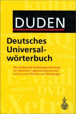 DEUTSCHES UNIVERSALWORTERBUCH (GERMAN EDITION) By Duden - Hardcover *Excellent*