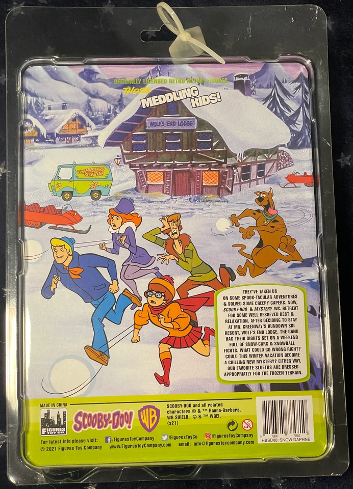 BRAND NEW Figures Toy Co. Official Worlds Greatest Heroes SNOW DAPHNE SEALED/MOC - Image 3 of 4