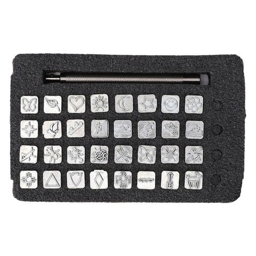 Cartoon Animal Plant Leather Stamp Punch Set DIY Craft Stamping Tool Kits Met ZO - Picture 11 of 15