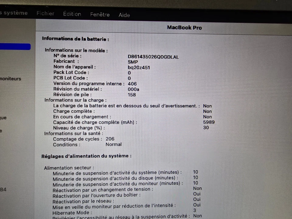 Apple MacBook Pro 15" 2011 · i7 · 16GB · 512GB, photo 4 sur 5