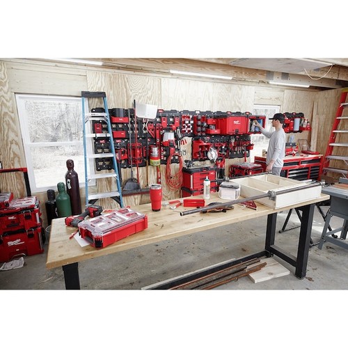 Milwaukee Tool 48-22-8445 Packout Tool Cabinet, Black/Red, Polymer, 19-1/2 In W - Picture 10 of 10