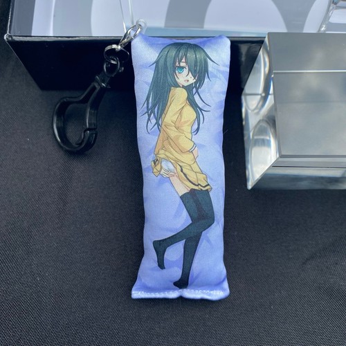 Handmade Anime Tomoko Kuromki WataMote Dakimakura Body Pillow Plush Keychain New - Picture 5 of 10