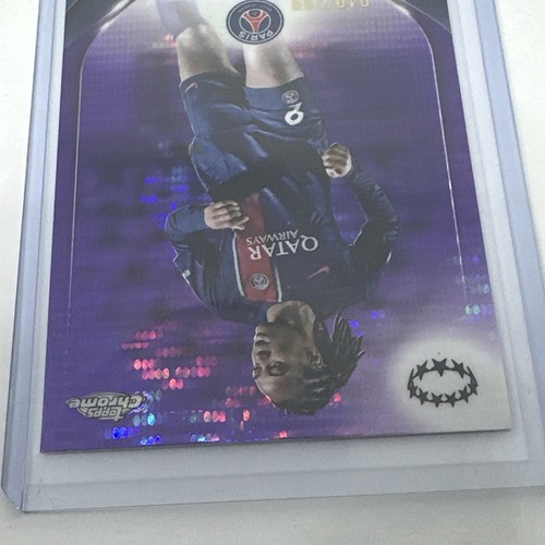 Topps Chrome UWCL 23-24 | Marie-Antoinette Katoto Purple Pulsar /299 | Paris PSG - Bild 4 von 7
