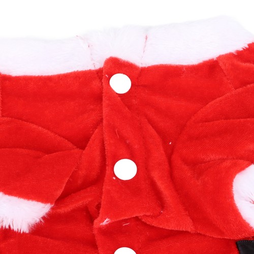 Hot Dog Cat Christmas Clothing Fashion Pet Christmas Costume Cute With Bow - Picture 14 of 24