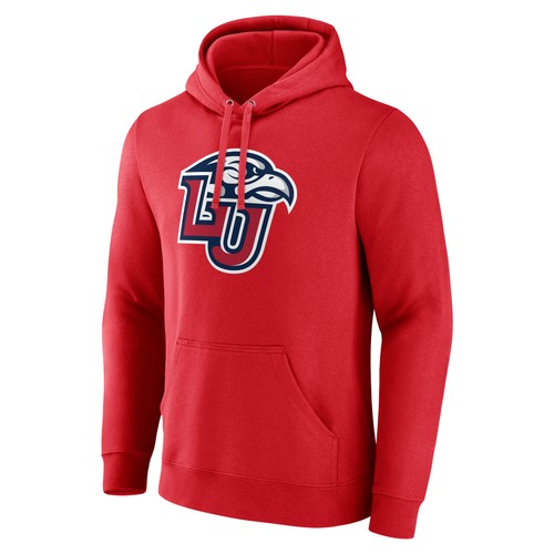 Men's Red Liberty Flames Primary Logo Pullover Hoodie - Picture 2 of 3