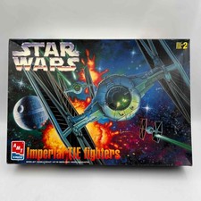 Vintage 1997 Star Wars Imperial Tie Fighter AMT Model Kit FACTORY SEALED NEW