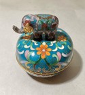 1992 Ardleigh-Elliott Cloisonné Elephant Working Chinese Trinket Music Box Nice!