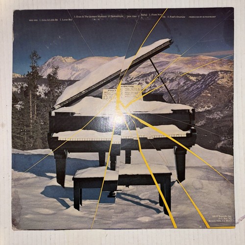 SUPERTRAMP Even In The Quietest Moments 1977 12” VINYL LP w/ Lyric Inner Sleeve - Picture 2 of 8