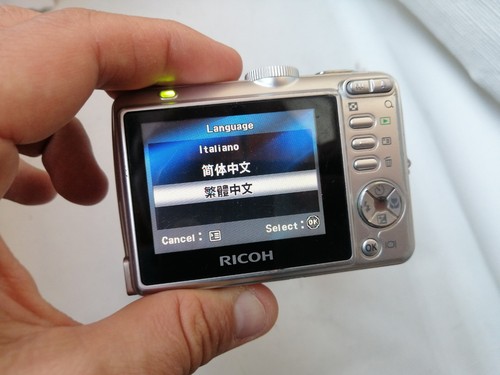TESTED RICOH Caplio RR660 660 6.0MP Zoom Digital photo vintage Camera Silver - Picture 16 of 21