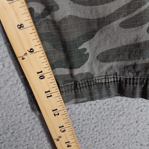 Pantaloncini mimetici BKE Cargo adulto 34 ripstop outdoor escursionismo campeggio 12" verde uomo - Foto 8 di 11