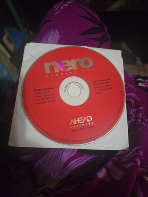 Nero Burning Rom CD original  AHEAD Software 1996-2002