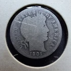 1901-S Barber Liberty Dime, Key Date with Low Mintage, KM 113