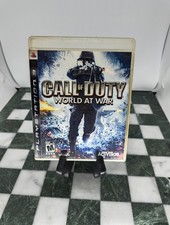 Call of Duty: World at War (PlayStation 3, 2008) PS3 Tested & Works W/Manual