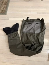 Dark Lightning Breathable Insulated Chest Waders, Stocking Foot Waders Medium