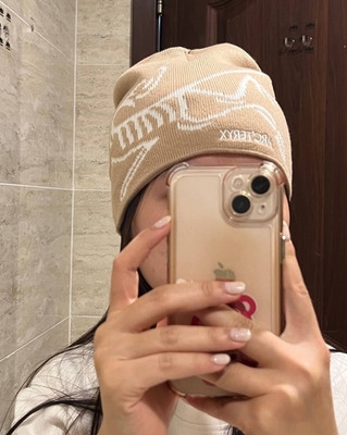 Arc'teryx Bird Head Toque Beanie - Beige - Wool Knit Winter Ski