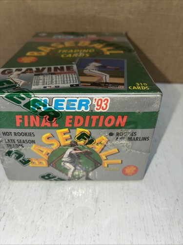 Fleer 1993 Final Edition MLB Baseball Trading 310 Cards Set Factory Sealed Box - Picture 2 of 6