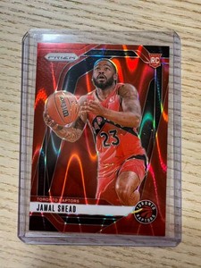 2024-25 Panini Prizm #241 Jamal Shead Red Seismic Prizm RC /299