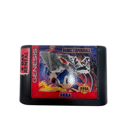 Original SEGA GENESIS Model 1 (MK-1601) w 2 Controllers Hook Ups Sonic Spinball - Imagen 6 de 6