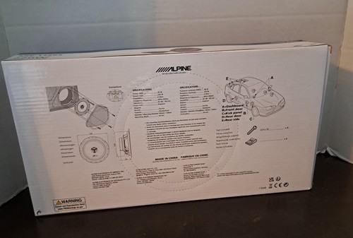 NEW Alpine SXE-1726S 6.5 Inch 2-way Car Audio Coaxial Speakers Pair 220W - Picture 2 of 2