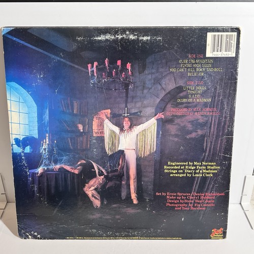 Ozzy Osbourne - Diary of a Madman LP Vinyl 1981 Jet FZ 37492 1ST Press  Viny/ VG - Foto 2 di 8