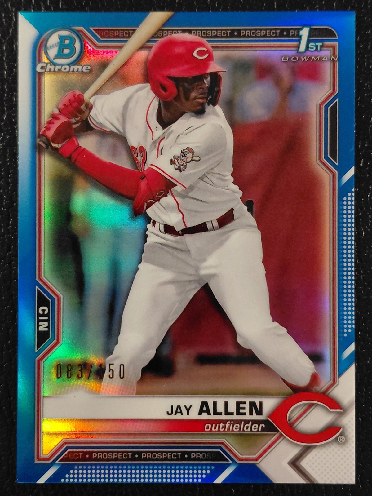 2021 Bowman Draft Chrome Jay Allen #BDC-11 Blue Refractor /150