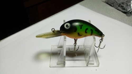 BANDIT 300 SERIES?, 2"BODY 3" OVERALL, GREEN, ORANGE BELLY, BLK BK, GEBRAUCHT, SEHR GUTER ZUSTAND - Bild 2 von 4