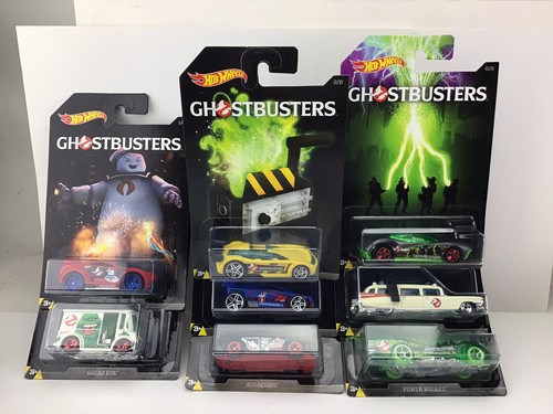 Hot Wheels Ghostbusters 2016 Walmart Exclusive 8pcs Set