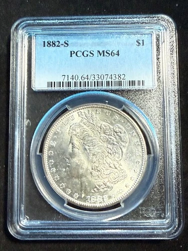 1880 S MORGAN DOLLAR PCGS MS64 205