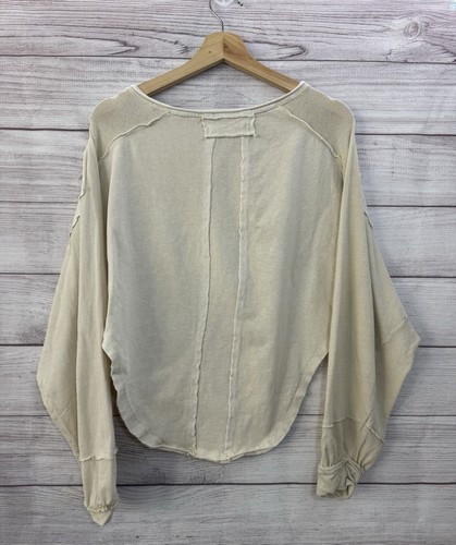 Camisa Manga Larga Free People Melodi Henley Talla PEQUEÑA Talla Grande A-1 - Imagen 3 de 13