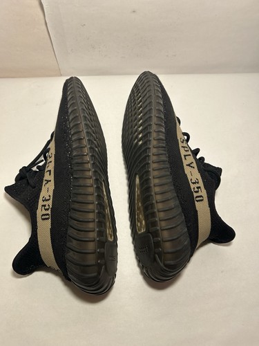 Adidas Yeezy Boost 350 V2 Low Oreo BY1604 Size US 12 CBLACK/CWHITE/CBLACK - Picture 11 of 18