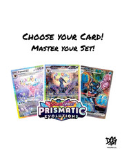 Pokemon Prismatic Evolutions: Choose Your Card Reverse Holo/Holo EX Full Art NM