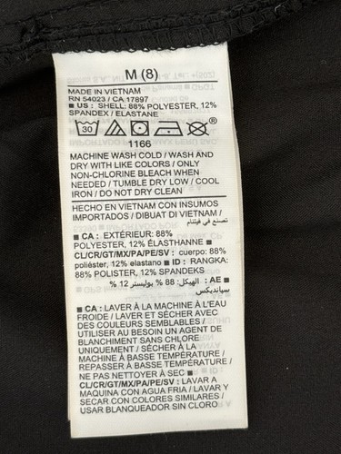 Old Navy Girls Medium (8) Black High-Waisted Stretch Tech Cargo Jogger Pants NWT - Picture 7 of 12