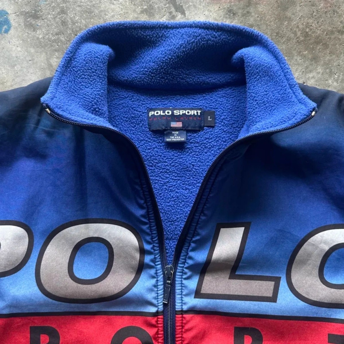 ジャケット・アウター 90s polo ralph lauren fleece jacket Rare✨ Vintage Polo Hi Tech Ralph Lauren Jacket Fleece Lined